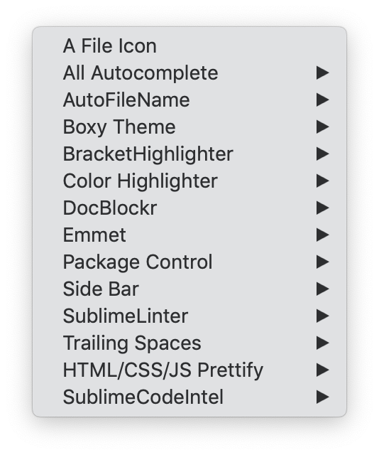 Sublime Text 3 мои настройки