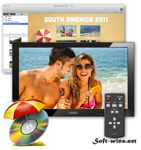 miDVD Pro 1.0.0 - создания и записи DVD в Mac OS