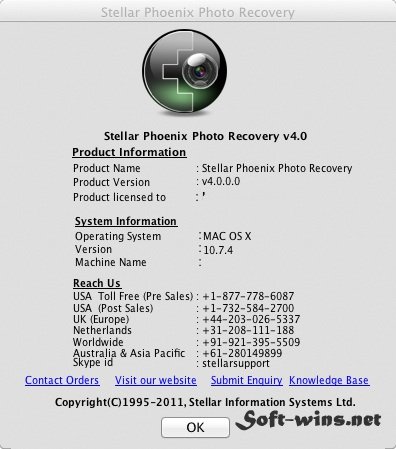 Stellar Phoenix Mac Photo Recovery 4.0.0.0