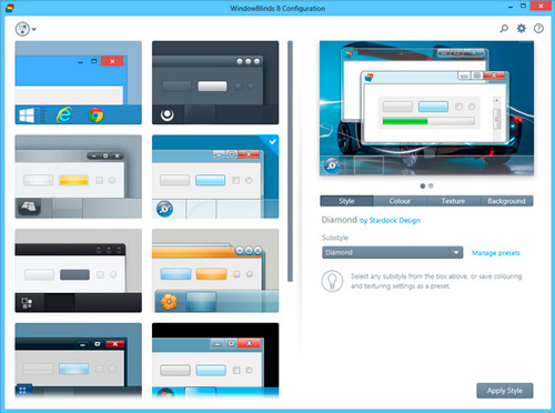  Stardock Windowblinds 8