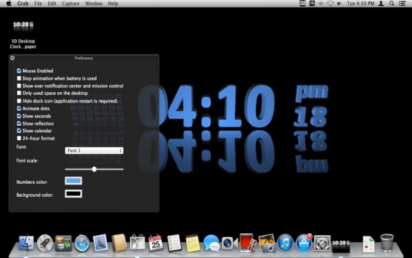 3D Desktop Clock