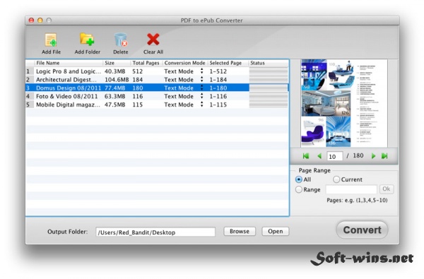 PDF to ePub Converter 2.9.9