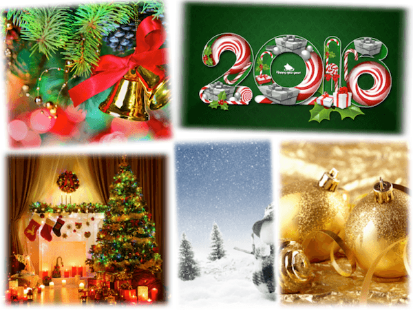 Новогодние обои 2016